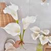 Elegant Long Stem Calla Lily Artificial Flower for Home and Wedding Decor