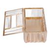 Tissues Box High Borosilicate Glass European Style Tissue Holder Multi Purpose Cosmetic Storage Box for Living Room Bedroom