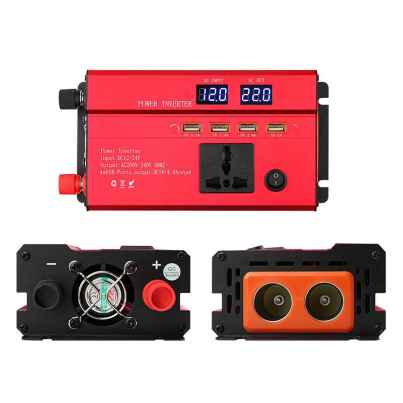 

Автомобильный инвертор питания Интеллектуальный DC 12v/24v Автомобильные аксессуары Чистый синусоидальный инвертор питания Well-design 4000w/6000w Автомобильный