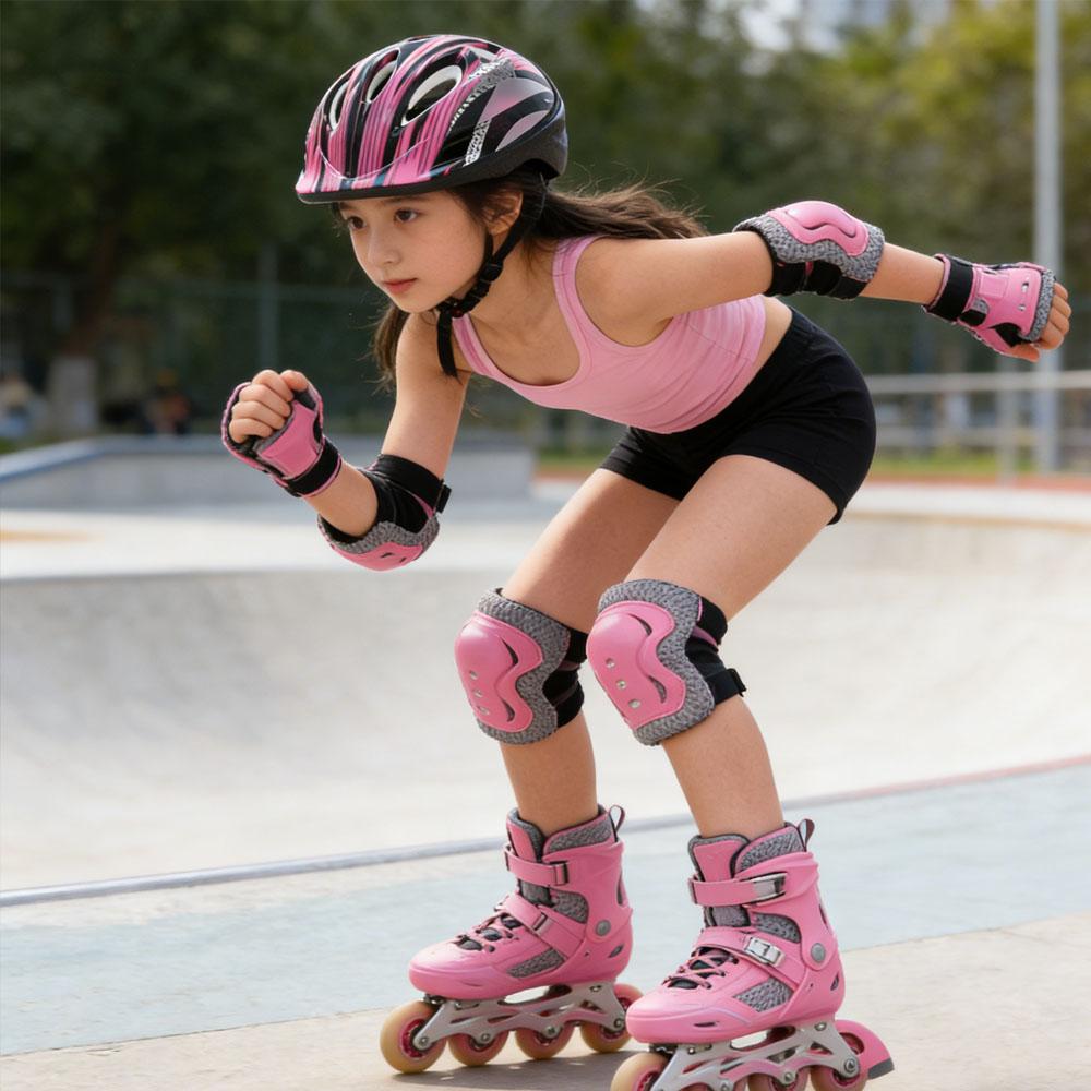 Kids Knee Pads and Elbow Pads Guards Protective Gear Set Safety Gear for Roller Skates Cycling Bike Skateboard Sports