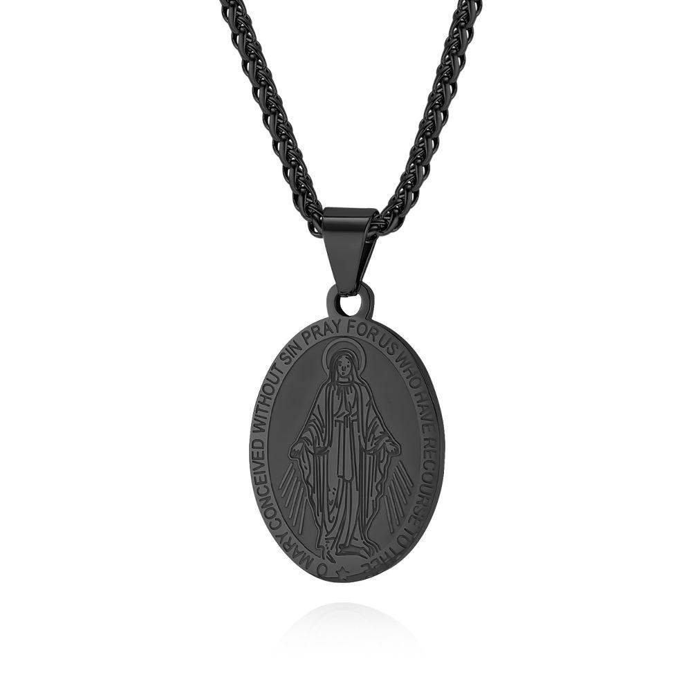 

Vintage God Patronus Round Medal Necklace Gender-Free Men s and Women s Holiday Gifts Fashion Wear Pendant 2026 60CM