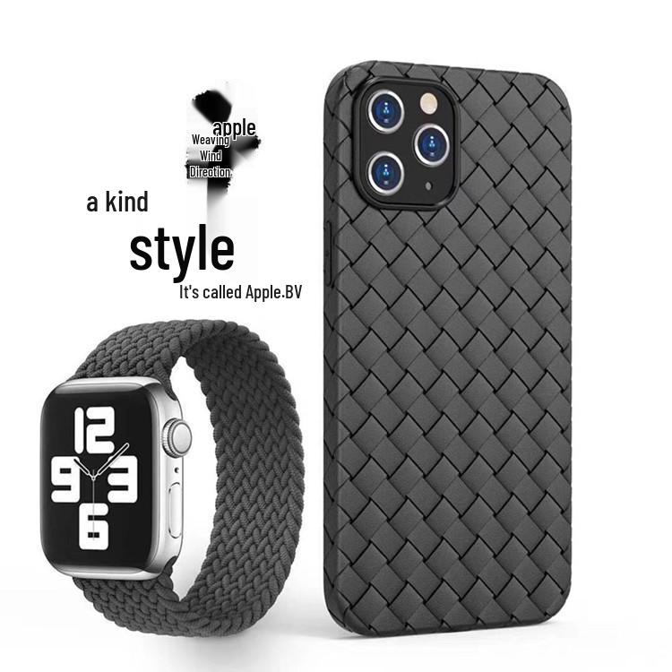 iPhone 16 Pro Max Case: Apple Woven Silicone Anti-Fall Ultra-Thin Protective Cover for iPhone 13-15