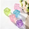 Anti Stress Maltose Cube Squishy Toy Soft Ice Cube Shape Decompression Vent Fidget Toy for Teen Boys Girls Gift