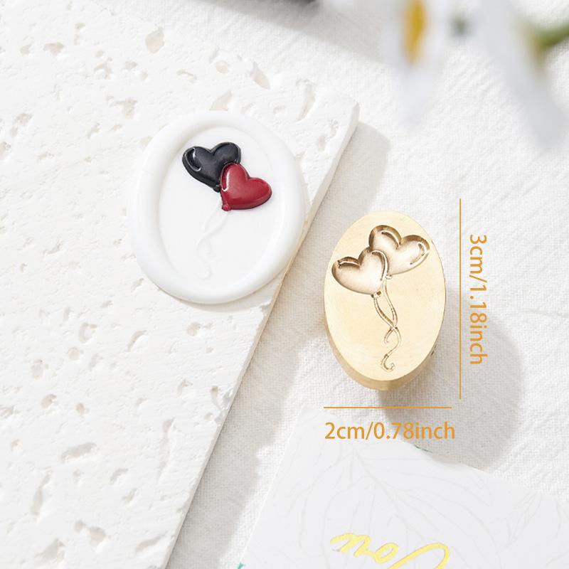 High-end Wax Seal Stamp Head About LoveEnvelope Wedding Sealing Brass Stamp for Creative Decorative Invitations Cards Decoration