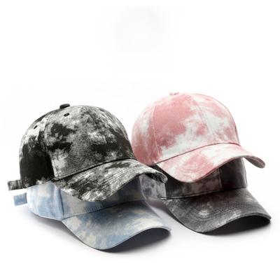 Outdoor Spring and Autumn Men's and Women's Travel Sports Sunscreen Sunshade Sun Hat Japanese Personality Street Tie-dye Trend Baseball Cap