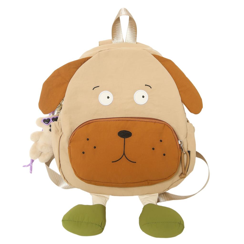 Schoolbag Korean version ins New high-value funny silly puppy backpack 1st-1st grade light travel large-capacity backpack
