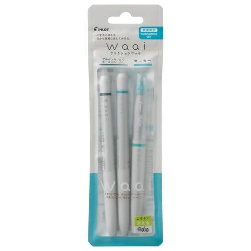 Pilot Стираемые ручки FriXion Waai, набор из 3 штук, бирюзовый, P539152