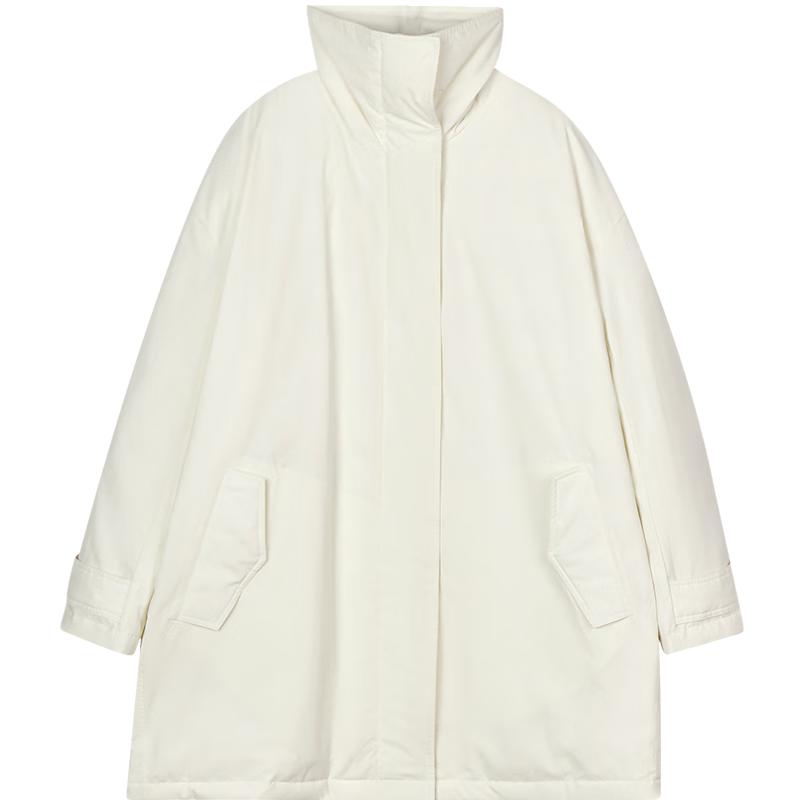 

LESS 2024 Winter Loose Fit Lapel Goose Down Jacket S