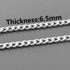 45/50/60/70/80/90cm Long Stainless Steel Cuban Link Chain Necklaces For Women Men Accessories Punk Fashion Choker Jewelry Collar