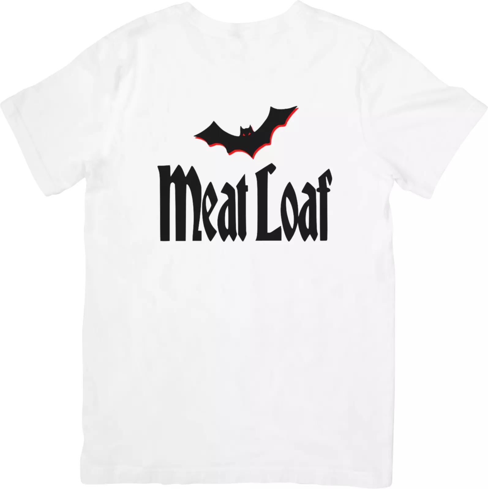 

Meatloaf Music Fit for Men & Women Quality Cotton T-Shirt White. 4XL