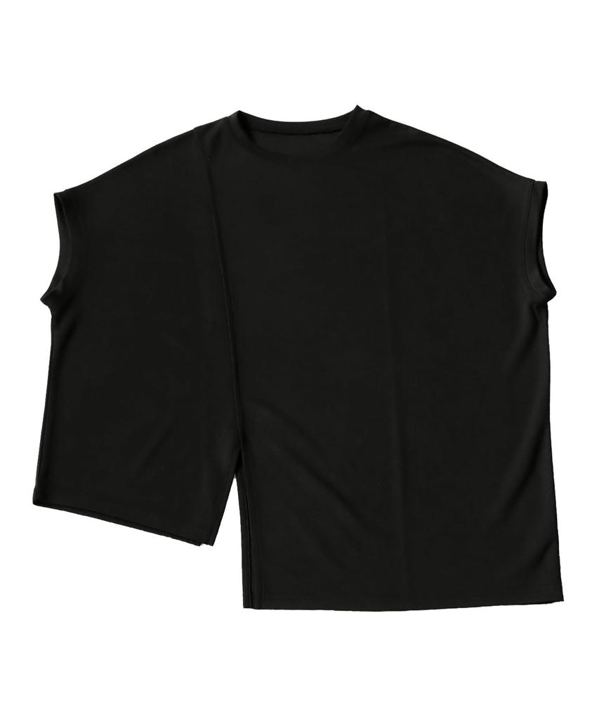 Highly Functional Tops for Cut and Short Free Size 05 Black [antiqua] Women, Sewn, Sleeves, PN-00468