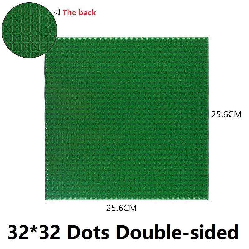 Non-Toxic Single Double Sided 32X32 16X16 16X32 Dots Classic Base Plates Blocks Diy Small Size Bricks Baseplates Construction Building Toy