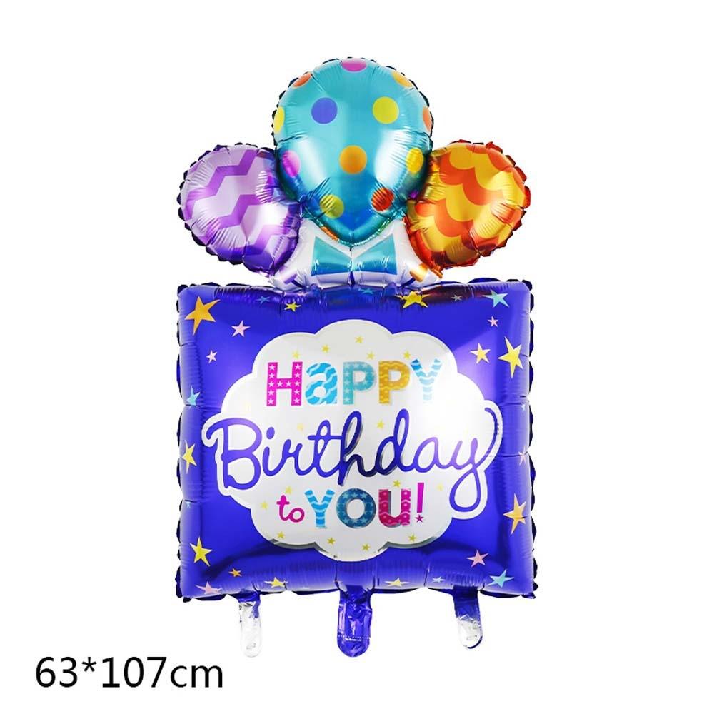 Premium Happy Birthday Aluminum Foil Balloons Ideal For Memorable Celebration Events