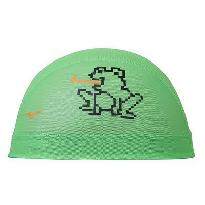 Mizuno Swim Mesh 2024 Size Size 36 Model N2JWB007 Cap, Cap, Spring/Summer Model, Unisex, L, (Lime),