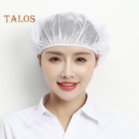 Reusable Bakery Hat Mesh Chef Cap Soft Breathable Friendly To Skin Washable Cooking Cap Protective Headwear