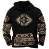 Cross border new casual trend hoodie hoodie retro 3D printed men's sportswear European and American streetwear