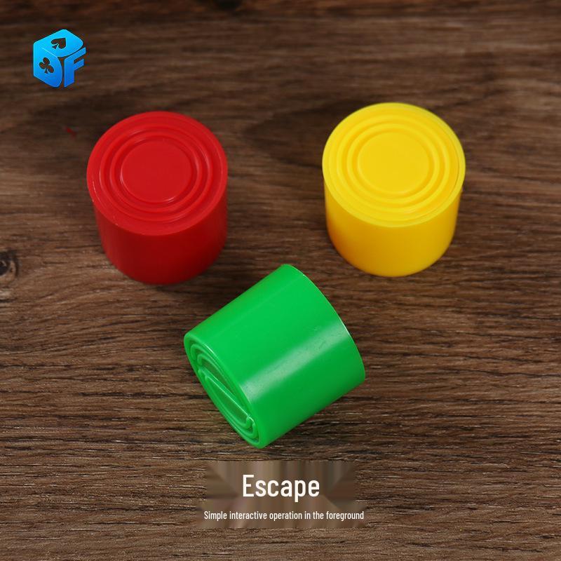 Northern Magic Golden Cicada Coin Tube: Simple Coin Penetration Trick for Kids