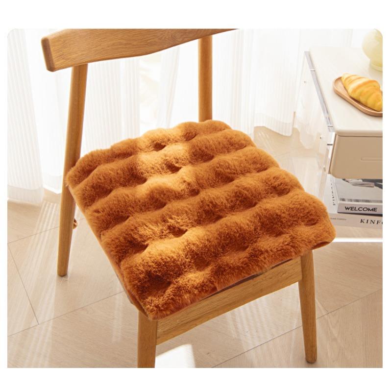 Tutu Velvet Warm Seat Cushion, Fart Cushion, Chair Cushion, Office Sedentary Artifact, Winter Thickened Plush Student Cushion, Seat Cushion