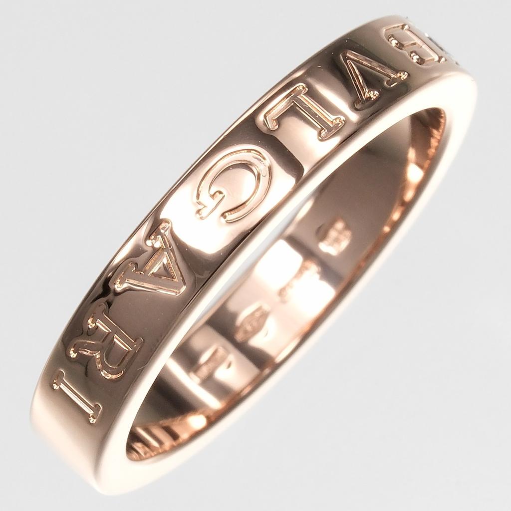 BVLGARI B.ZERO1 Essential Ring Be zero one K18 Pink Gold/diamond #8.6(US Size) 7.4g mens Used