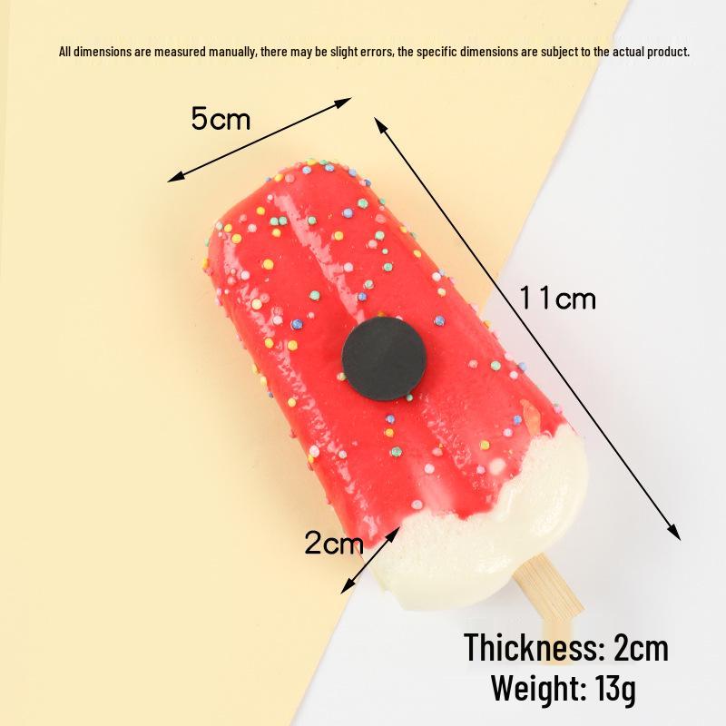 Simulation Ice Cream Refrigerator Magnet Display Prop