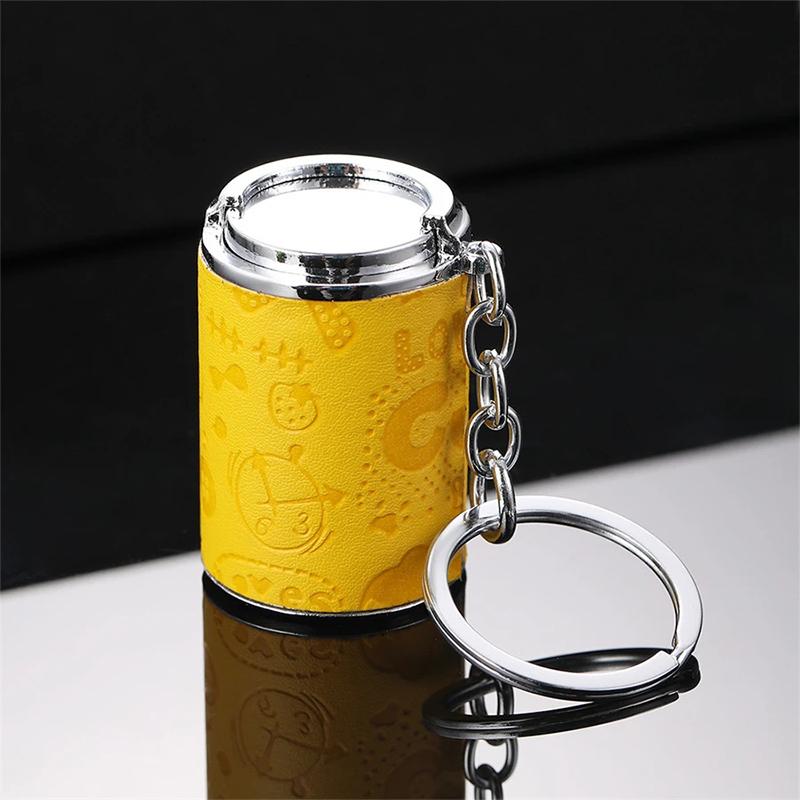

Metal Coin Tube Keychain Portable Fashionable Key Pendant Coin Bucket Coin Storage Keychain Coin Bank Coin Bank Novelty Keychain