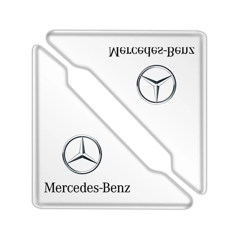 

GLC GLB 2pcs Car Door Corner Protection Decals Stickers for Mercedes Benz AMG W212 W190 C300 W220 W176 W168 W108 Car accessorie For Mercedes Benz