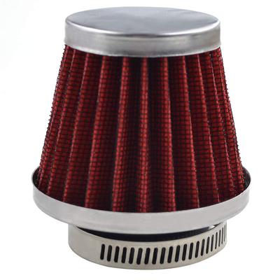 Filtro de Ar AHL Ar 42mm Universal Tipo Cônico Oval (Vermelho)