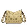 Women's Bag Printed Multi-Layer Shoulder Crossbody Bag Middle-Aged Mother's Bag
