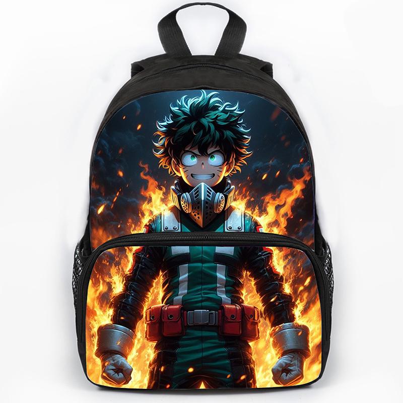 Anime My Hero Academia Backpack for Student Boys Children Manga Izuku Midoriya Schoolbag Large Capacity Laptop Backpacks Mochila