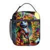 Christmas Horror Night Oxford Cloth Children's Lunch Bag Boy Girl Alphabet Cartoon Portable Insulation Handbag