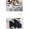 Men's Casual Platform Sneakers Lace Up Fashion Skateboard Shoes For Daily Wear