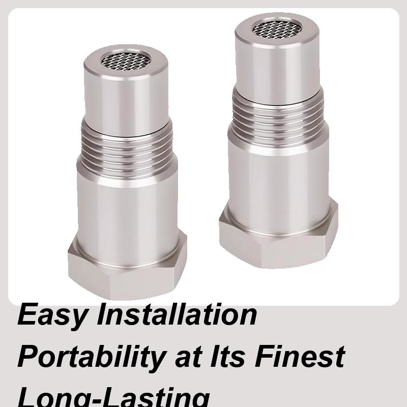 Spark Plug Non Fouler O2 Sensor Stainless Steel 2 Pieces O2 Sensor Bypass Automotive Tools & Equipment For Engine Repair Spark China Mainland