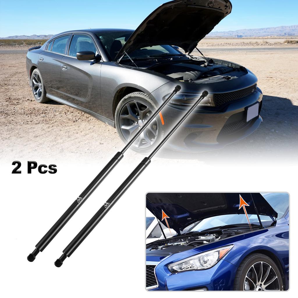 uxcell Compatible with Toyota Compatible with Crown S200 2pcs Hood Damper Bonnet Damper Gas Spring Gas Damper Front Hood Gas Lift Support Damper Shock