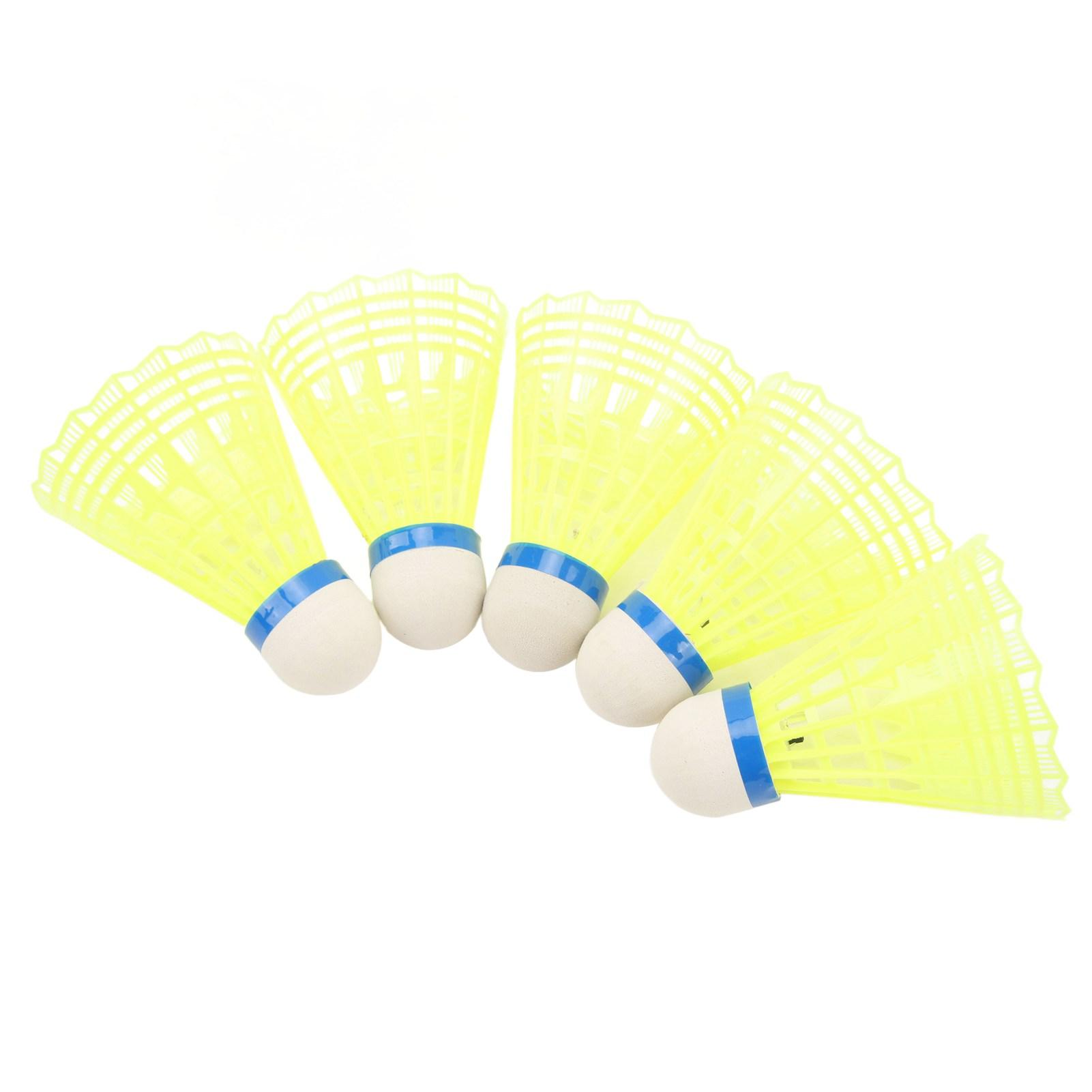 

5 PCS Night Glow Badminton 30mah High Resilience LED Sports Shuttlecock for Sports Activities