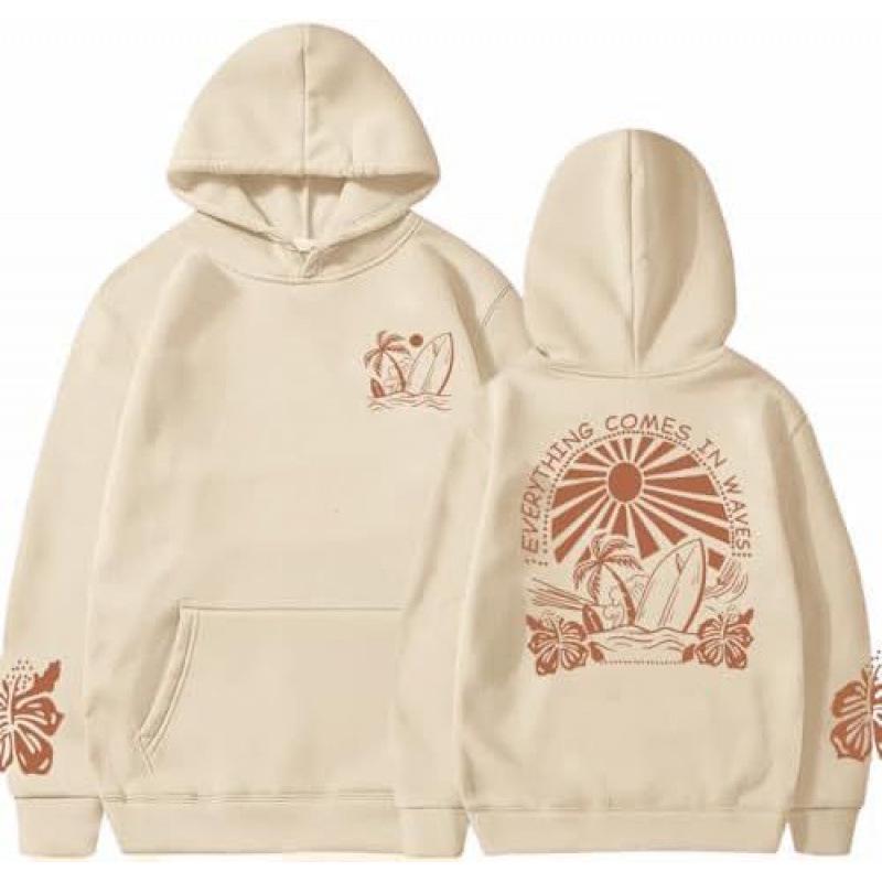 European and American Women's Fashion: Fleece-lined Hooded Sweatshirt - New Style Bestseller