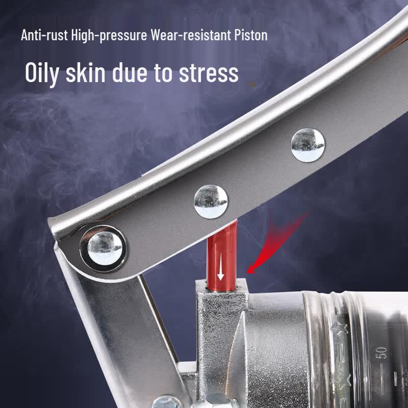 Deli Transparent 600CC High-Pressure Manual Grease Gun