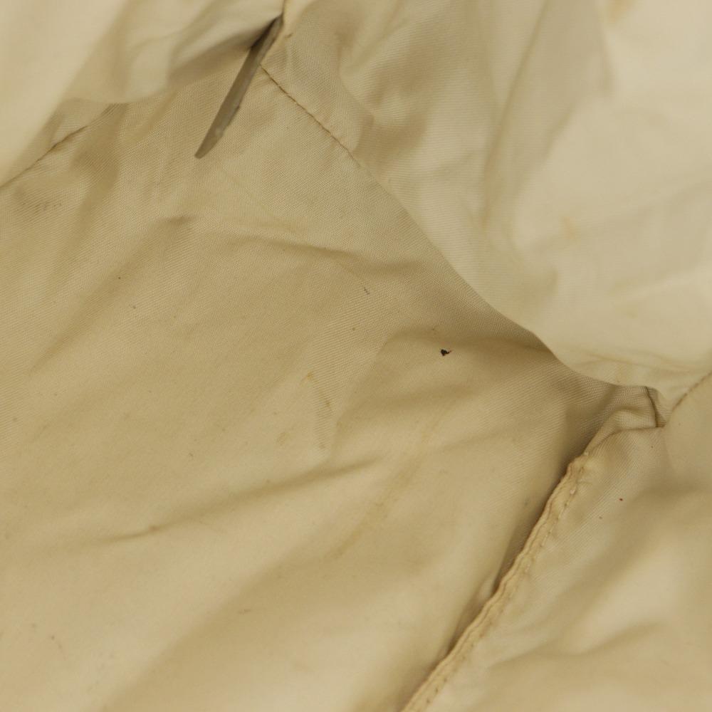 CHANEL Tote MM Tote Bag A15991 New travel line Silver Nylon canvas Women Used