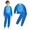 Boys Girls Animals Tigers Cats Printing T-Shirt Pants Pajamas Set Kids Children Halloween Cosplay Costumes