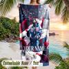 Kendrick Lamar Beach Towel, Personalized Custom Name Text, Quick Dry Large Absorbent Towel For Beach Pool