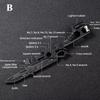 Black Folding Molle Scissors Sabre Mini Bicycle Repair EDC Camping Equipment Multi functional Outdoor Tool Combination Card
