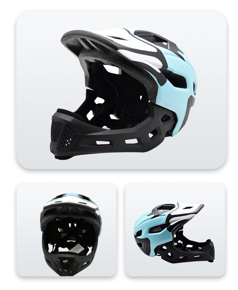 Kids Full Face Safety Helmet for Balance Bike, Cycling, Skateboarding & Roller Skating - Protective Gear for Boys & Girls