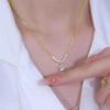 Jewelry Full Drill Clavicle Chain Diamond Joker Pendant Jewelry New Pendant Necklace  Women