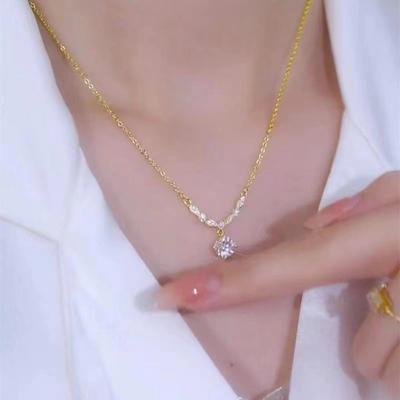 Λαμπερή Αλυσίδα Κλείδας με Πλήρη Διάτρηση Κοσμήματα Κρεμαστό Κολιέ Εξατομικευμένο Λαμπερό Κολιέ Γυναίκες