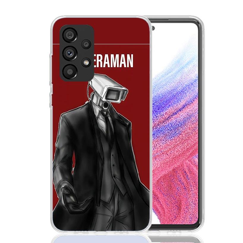 

S-Skibidi Toilet Mobile Cell Phone Case For Samsung Galaxy A17 A16 A14 A15 A13 A57 A56 A54 A55 A53 A37 A36 A34 A35 A33 A26 A24 A Samsung A57