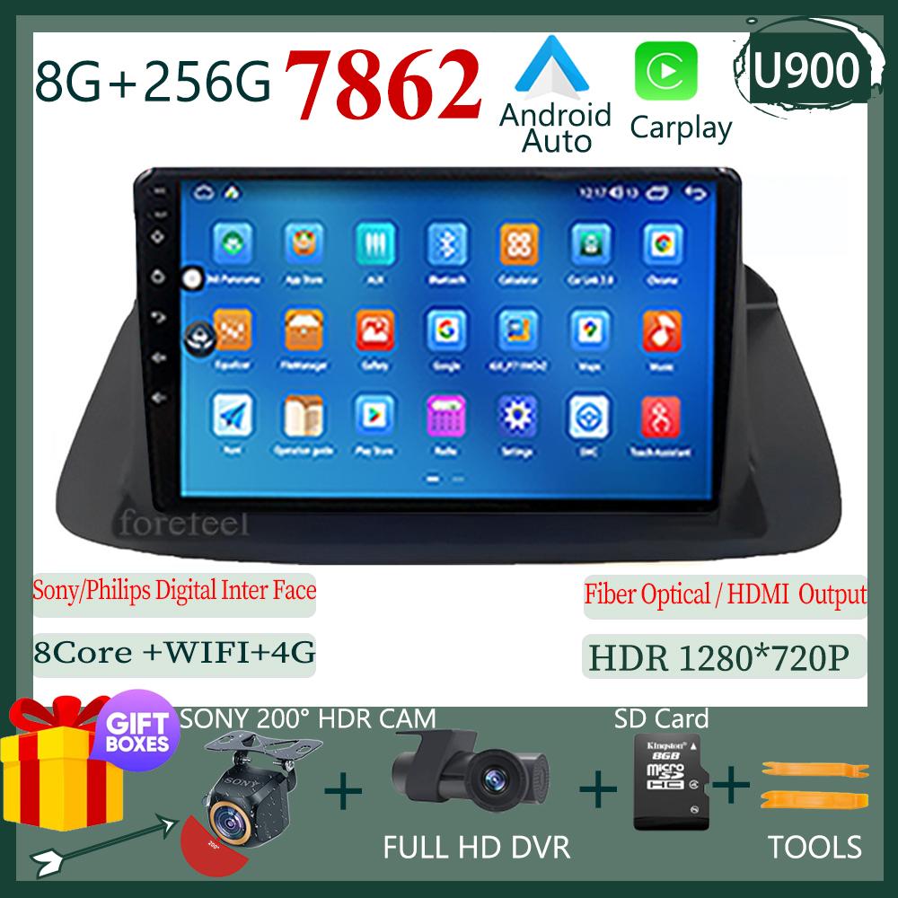 For Honda Accord 8 Spirior 2008-2013 LHD RHD 7862 Auto Carplay Android Car GPS Bluetooth Stereo Radio Video Player QLED WIFI GPS