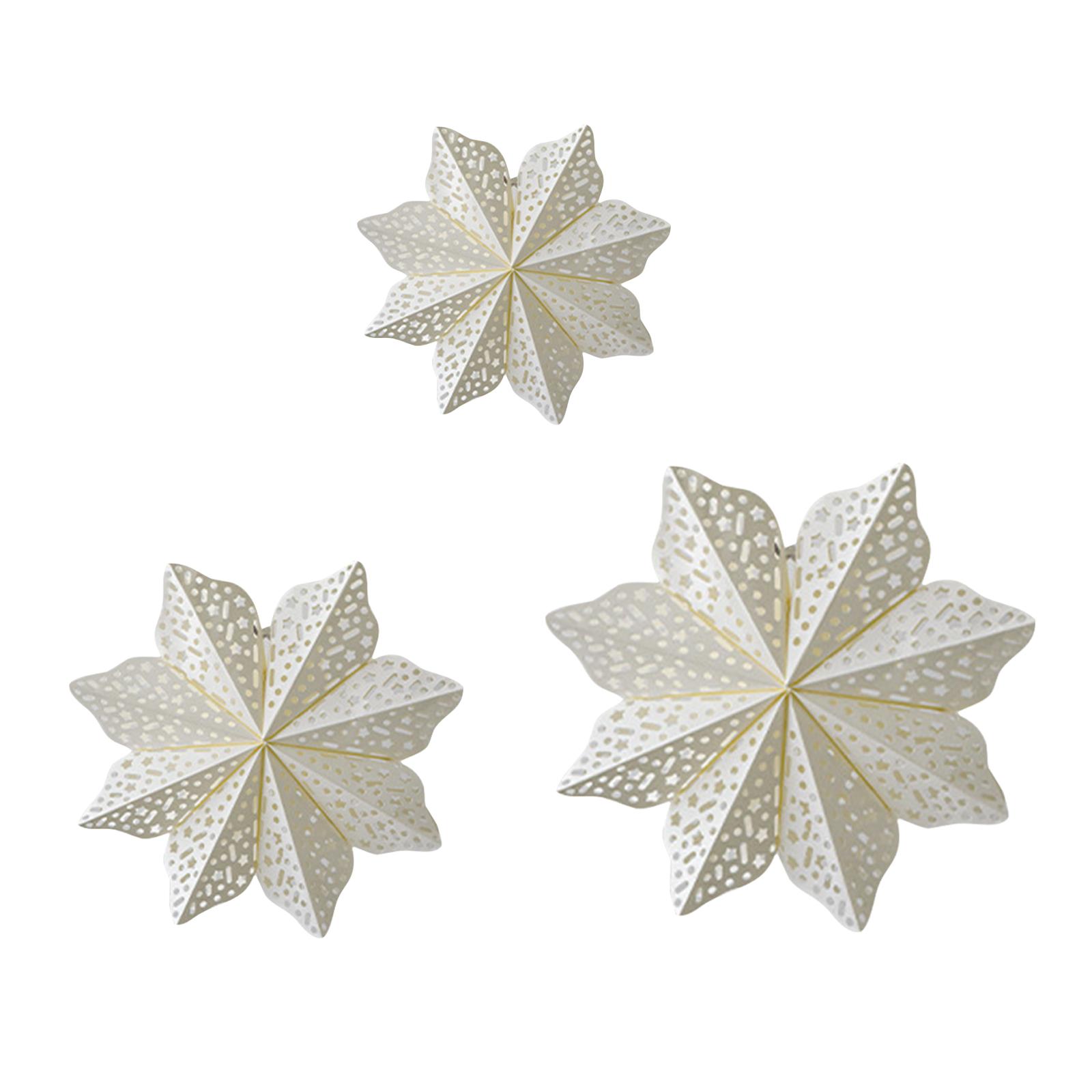 

Christmas Decorations, Snowflake And Star Ornaments, Suitable For Weddings, Birthdays, Christmas Parties, And Home Décor. One Size