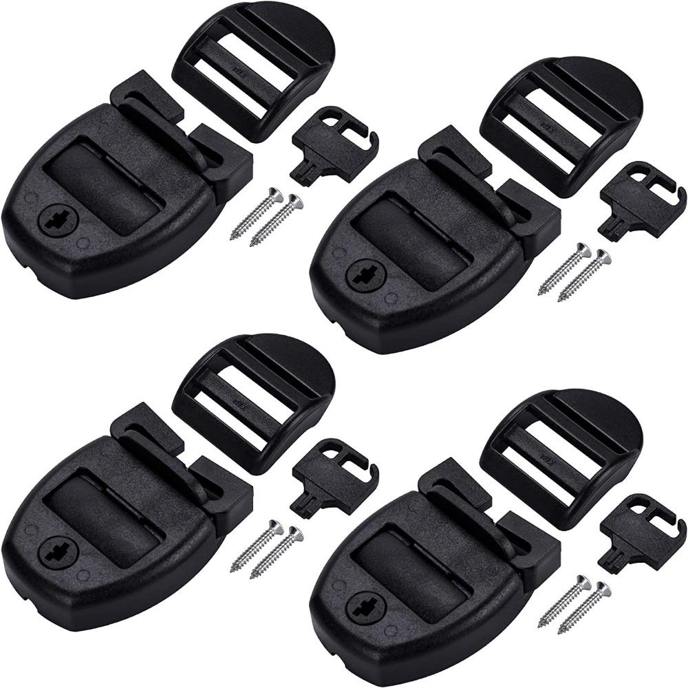 

Adjustable Strap System Spa Cover Lock Replacement Kit Hot Tub Lid Lock For Spa Covers 4 Sets