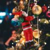 Christmas Pendant On Rope Ladder Climbing Santa Claus Pendant Cute Creative Christmas Party Favor