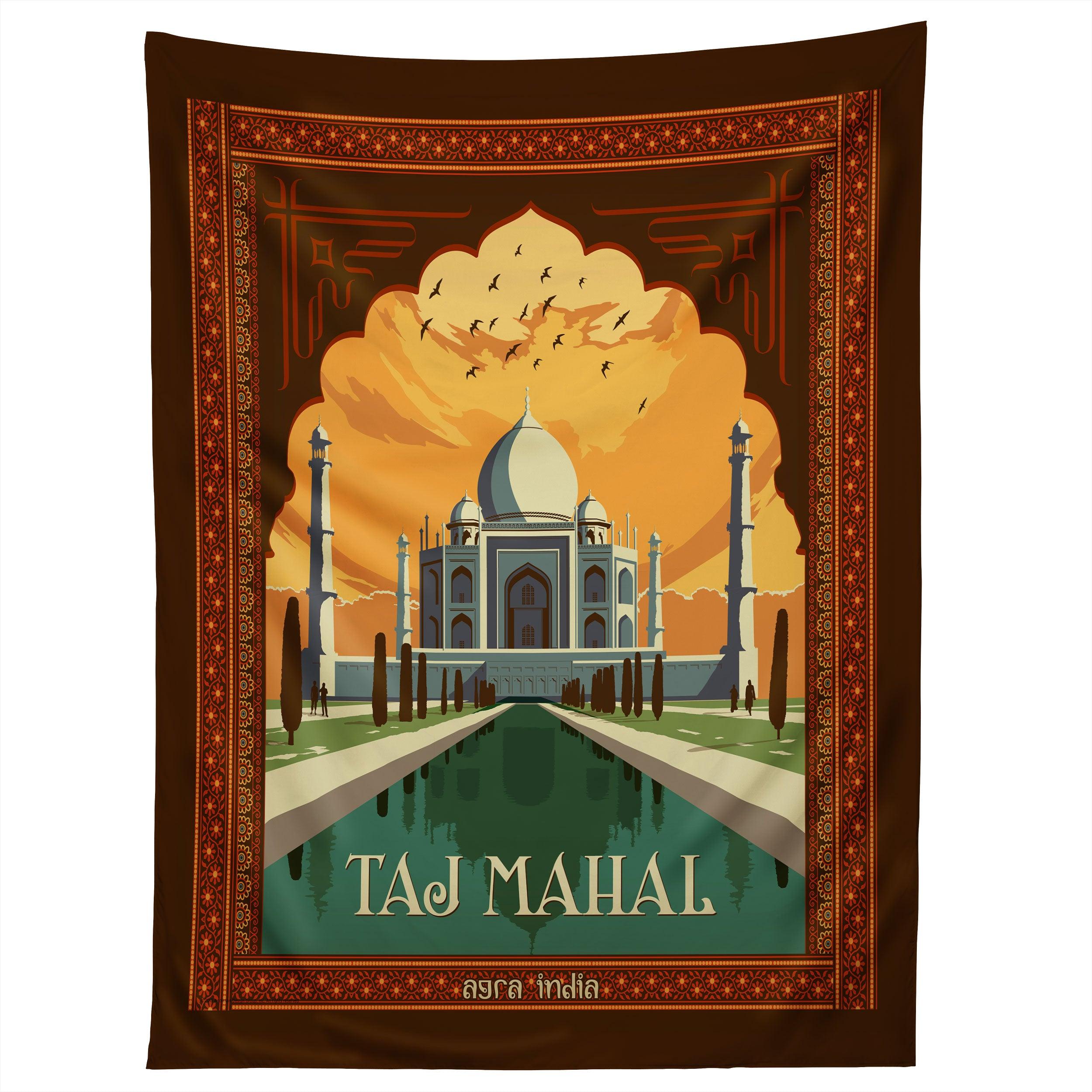 TAJ MAHAL tapestry 75x100 чёрный