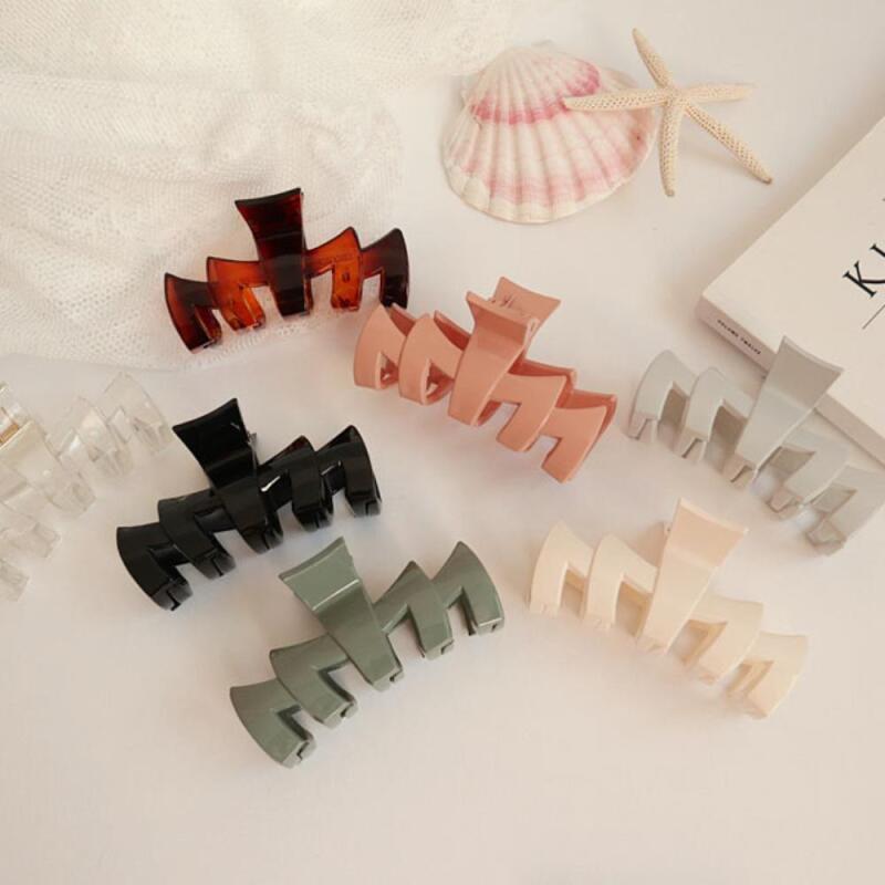 

Women s Modern Matte 7-Color Hair Clip A29724_Gray